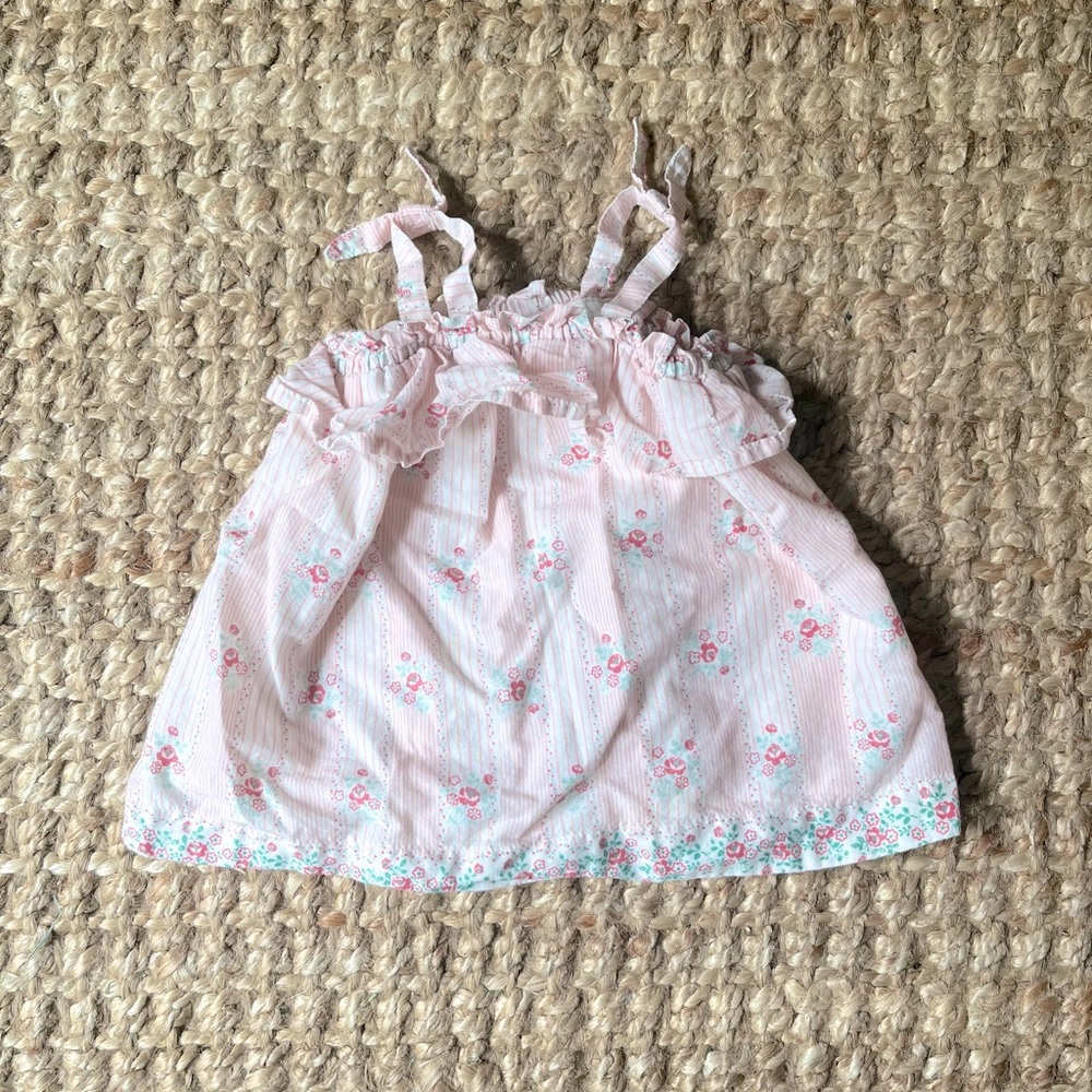 🌸 baby gap ruffle floral romper